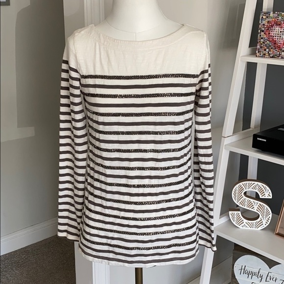 LOFT Striped Shirt - Picture 1 of 4